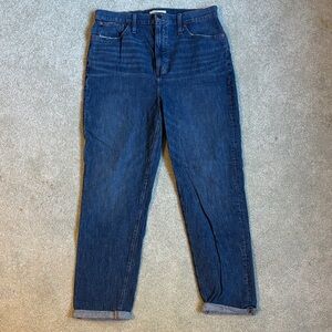 Madewell Dark Blue Ankle Jeans
